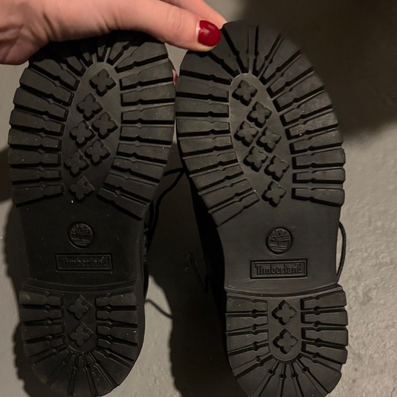 ⭐️NWOT⭐️ Timberland Kids All-Black Combat Boots - Picture 3 of 5